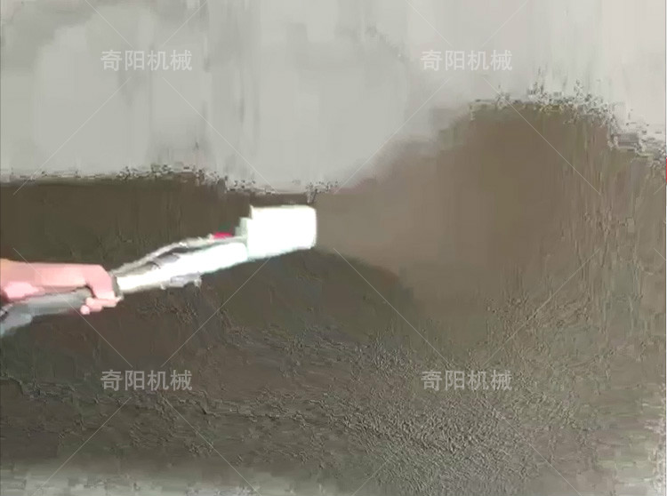 全自動砂漿噴涂機噴涂效果